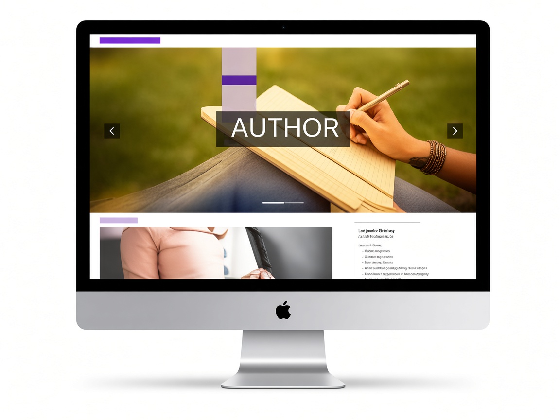 Author Website Design